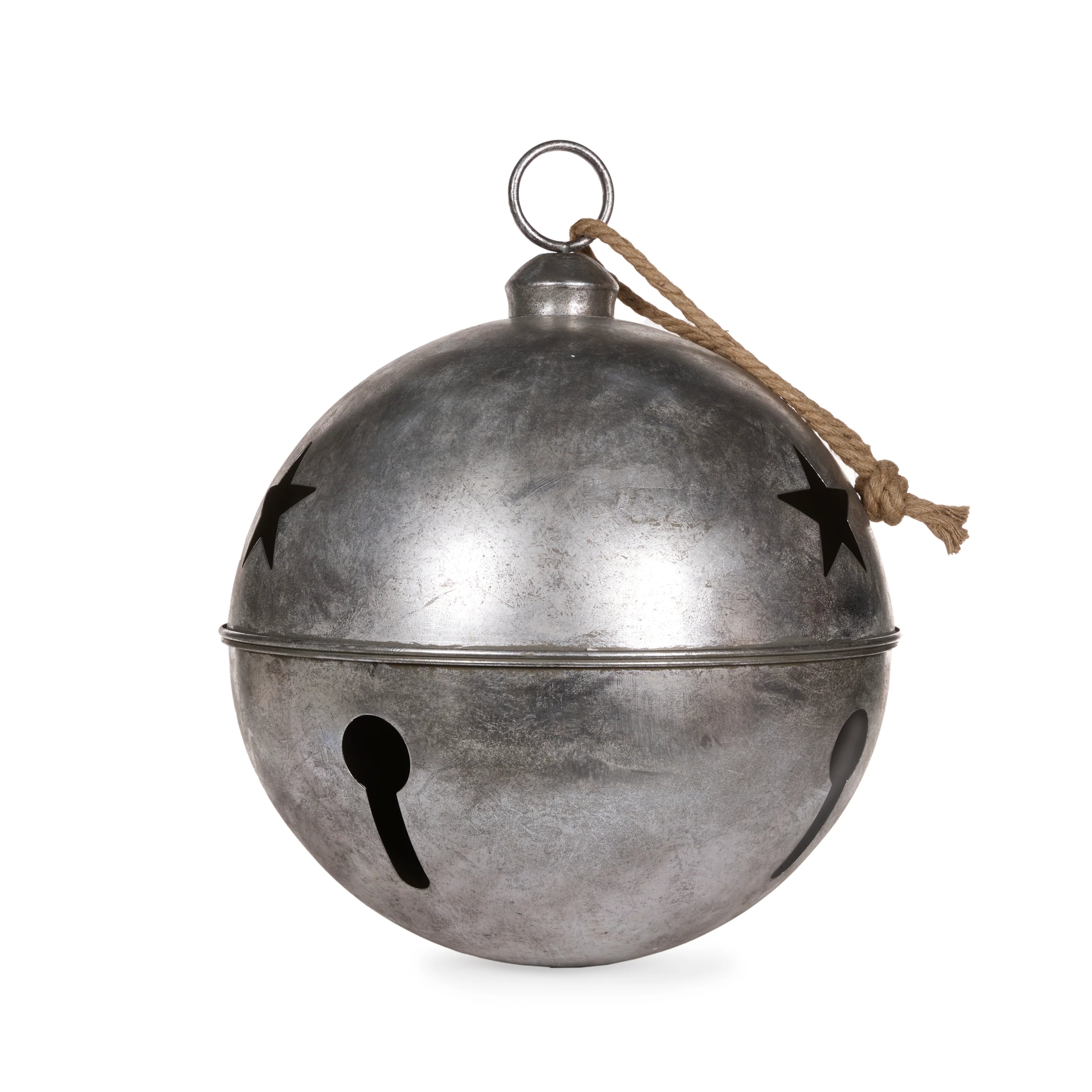 Antique Silver Bell 50cm – Magnolia Interiors Australia