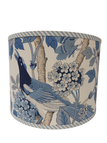 Blue Song Bird Lamp Shade