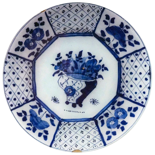 Delft #1 10" Round Plate