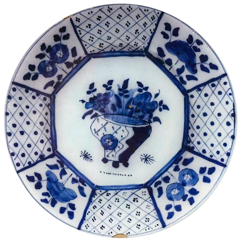 Delft #1 10" Round Plate