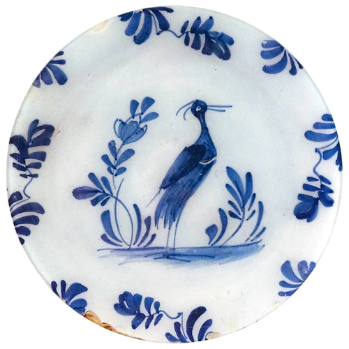 Delft #4 10" Round Plate