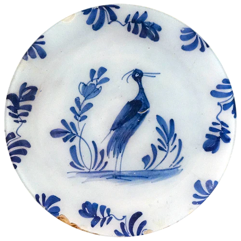 Delft #4 10" Round Plate