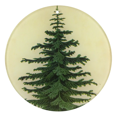 Norway Spruce 4" Round Ornament