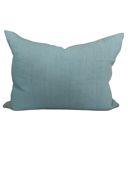 Magnolia Sky Linen Loop Cushion 60cm x 45cm