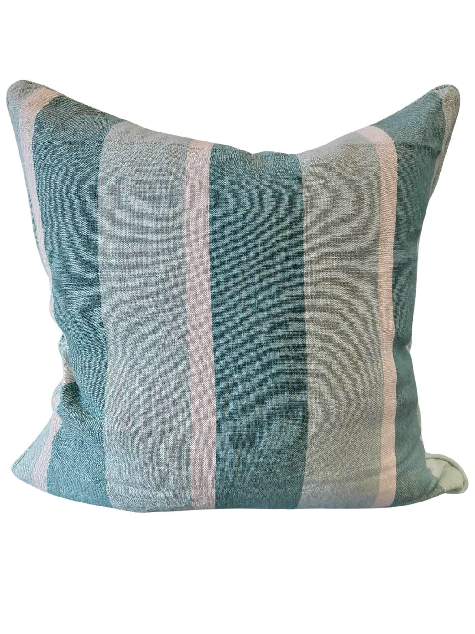 Magnolia Jade Stripe Cushion 65x65cm