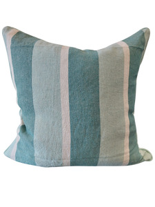 Magnolia Jade Stripe Cushion 65x65cm