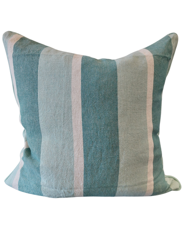 Magnolia Jade Stripe Cushion 65x65cm