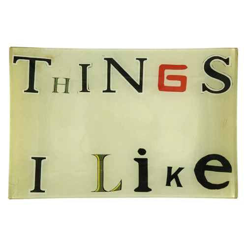 Things I Like 6x9" Rectangle Tray