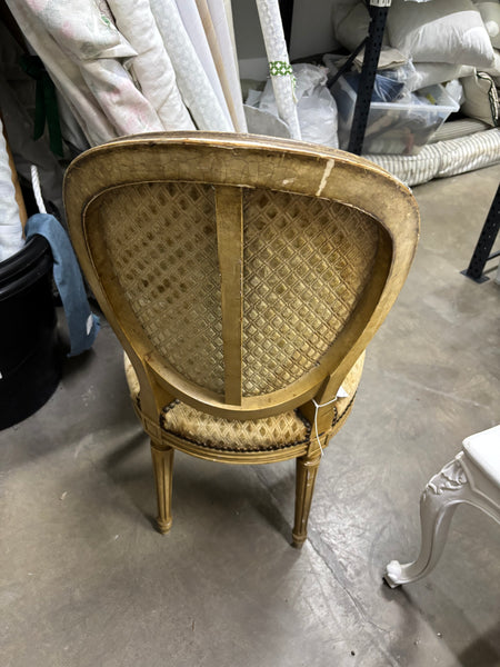 Set of 6 French Medallion Backed Dining Chairs