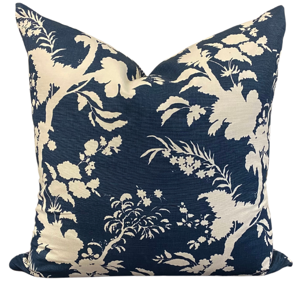 Magnolia Asian Blossom Cushion 60x60cm