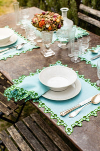 Amalfi Placemat - Azzurro - Fern