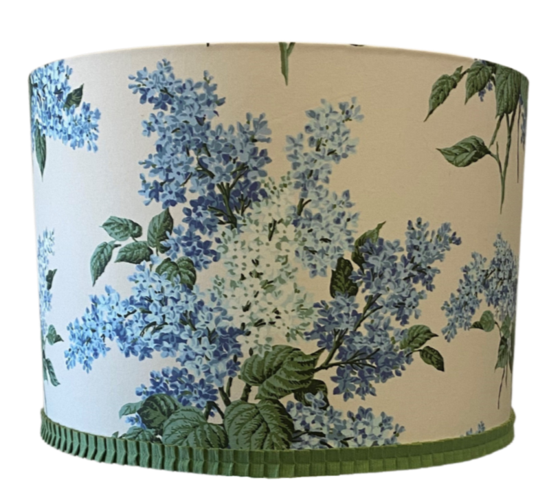 Blue Lilac Lamp Shade