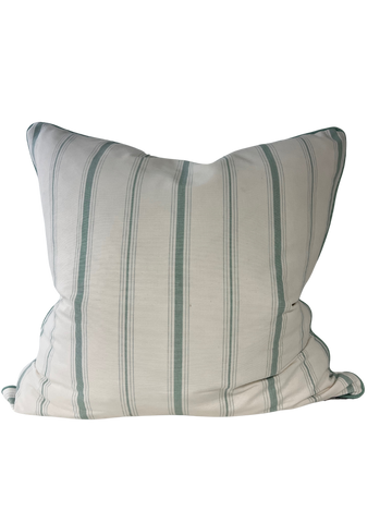 Magnolia Sea Glass Stripe Cushion 65x65cm