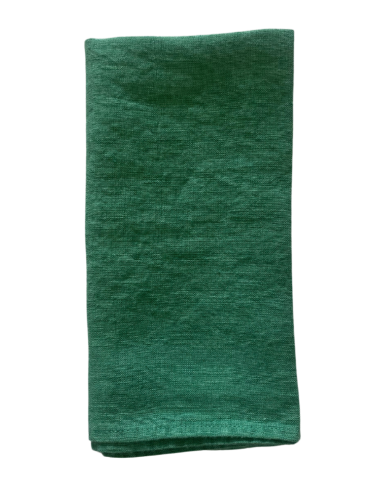 Emerald Linen Napkins