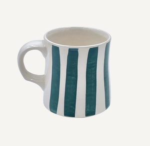 Green Stripes Mug