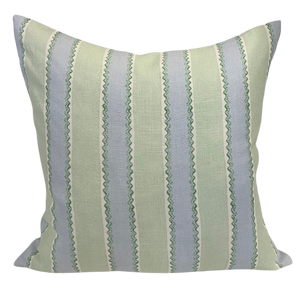 Magnolia Green Blue Squiggle Cushion 60x60cm