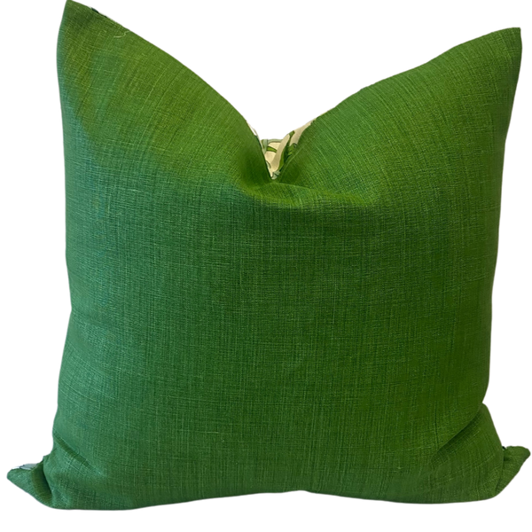 Magnolia Green Floral Cushion 60x60cm