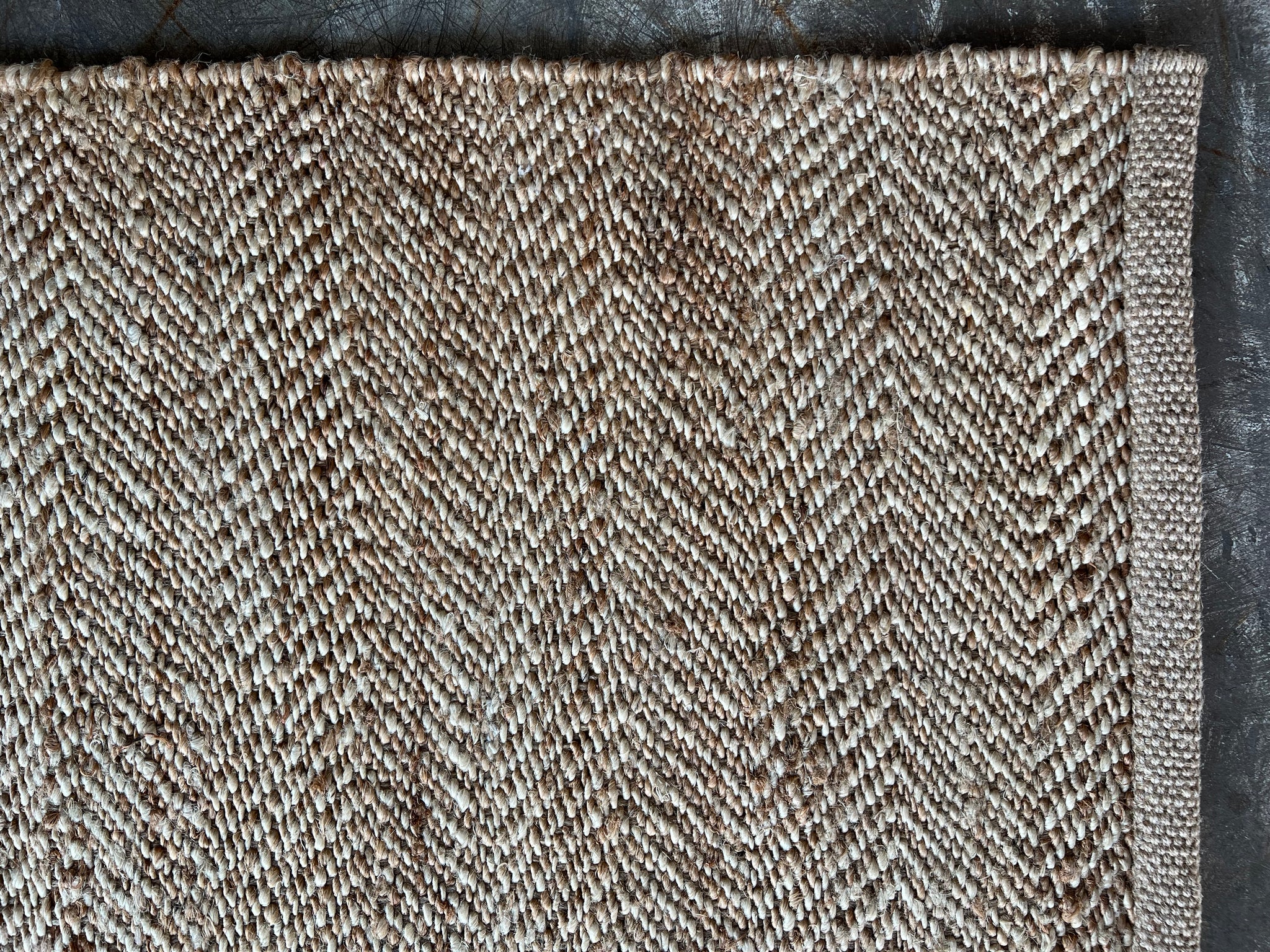 Herringbone Jute Rug