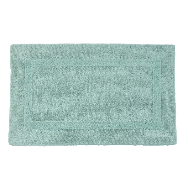 Egyptian Cotton Reversible Bath Mat - Ice