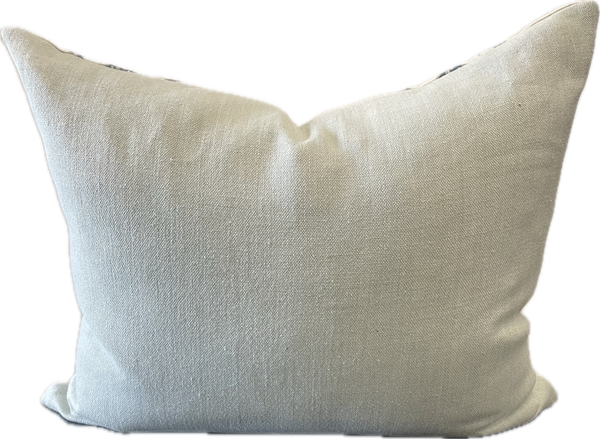 Magnolia Embroidered Stripe Cushion 50x60cm