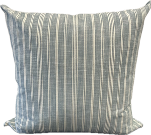 Magnolia Washed Blue Stripe Cushion 60x60cm