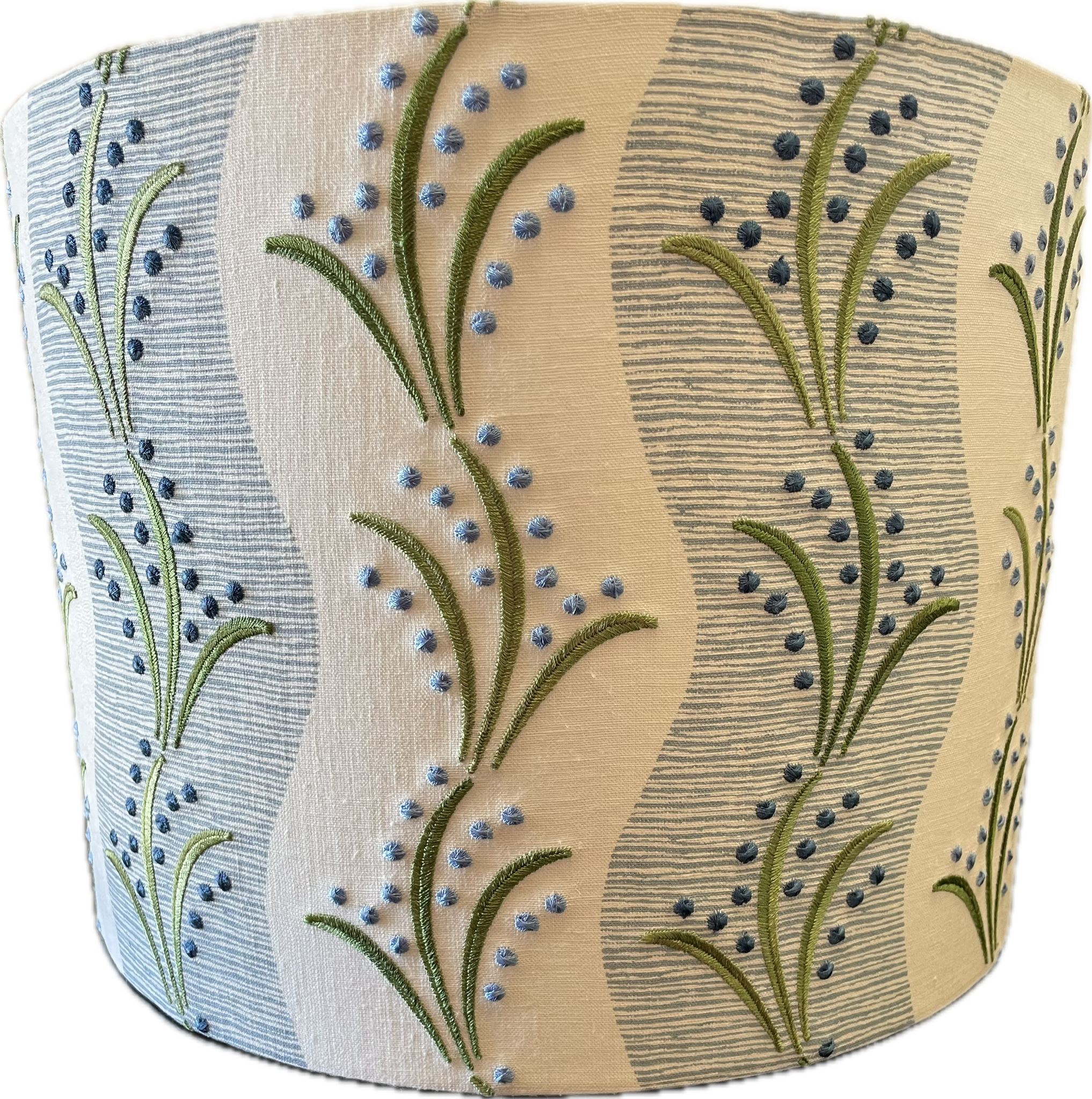 Floral Stripe Lamp Shade