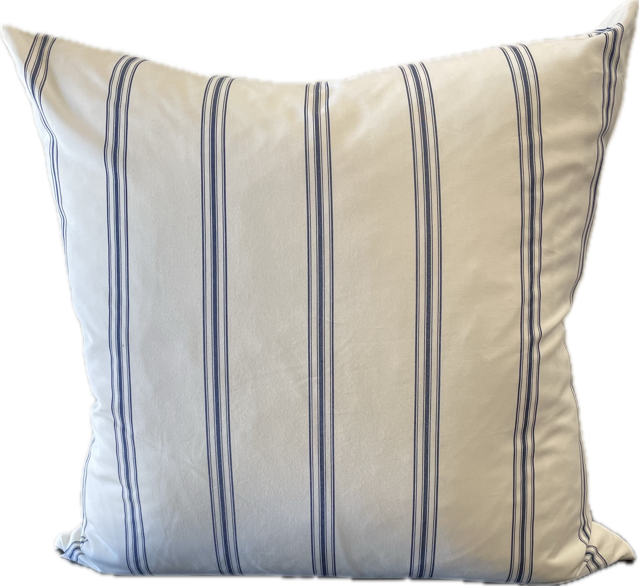 Magnolia Fine Navy Stripe Cushion 60cm x 60cm