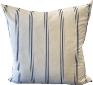 Magnolia Fine Navy Stripe Cushion 60cm x 60cm