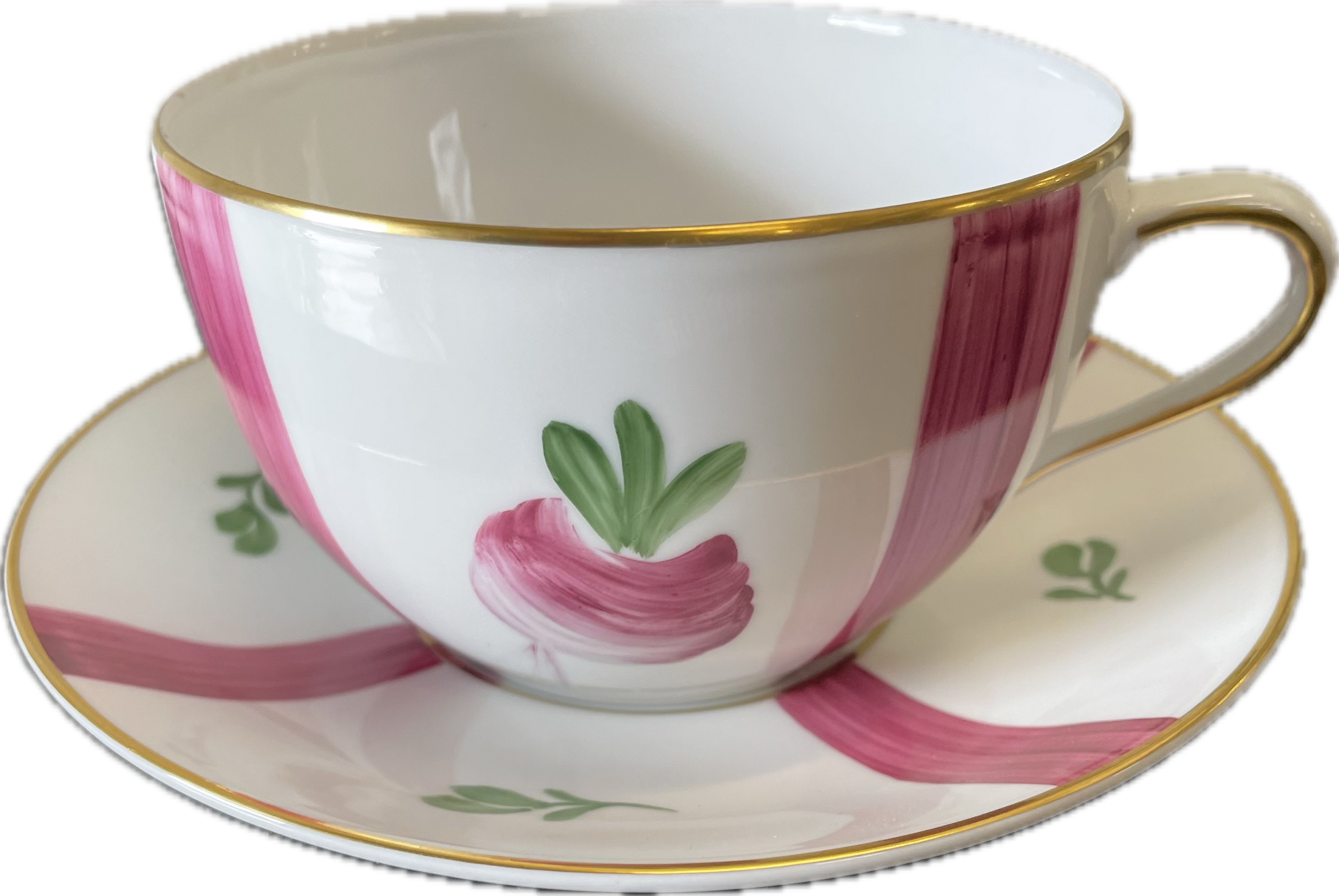 Breakfast Cup & Saucer - Radish