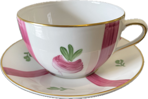 Breakfast Cup & Saucer - Radish