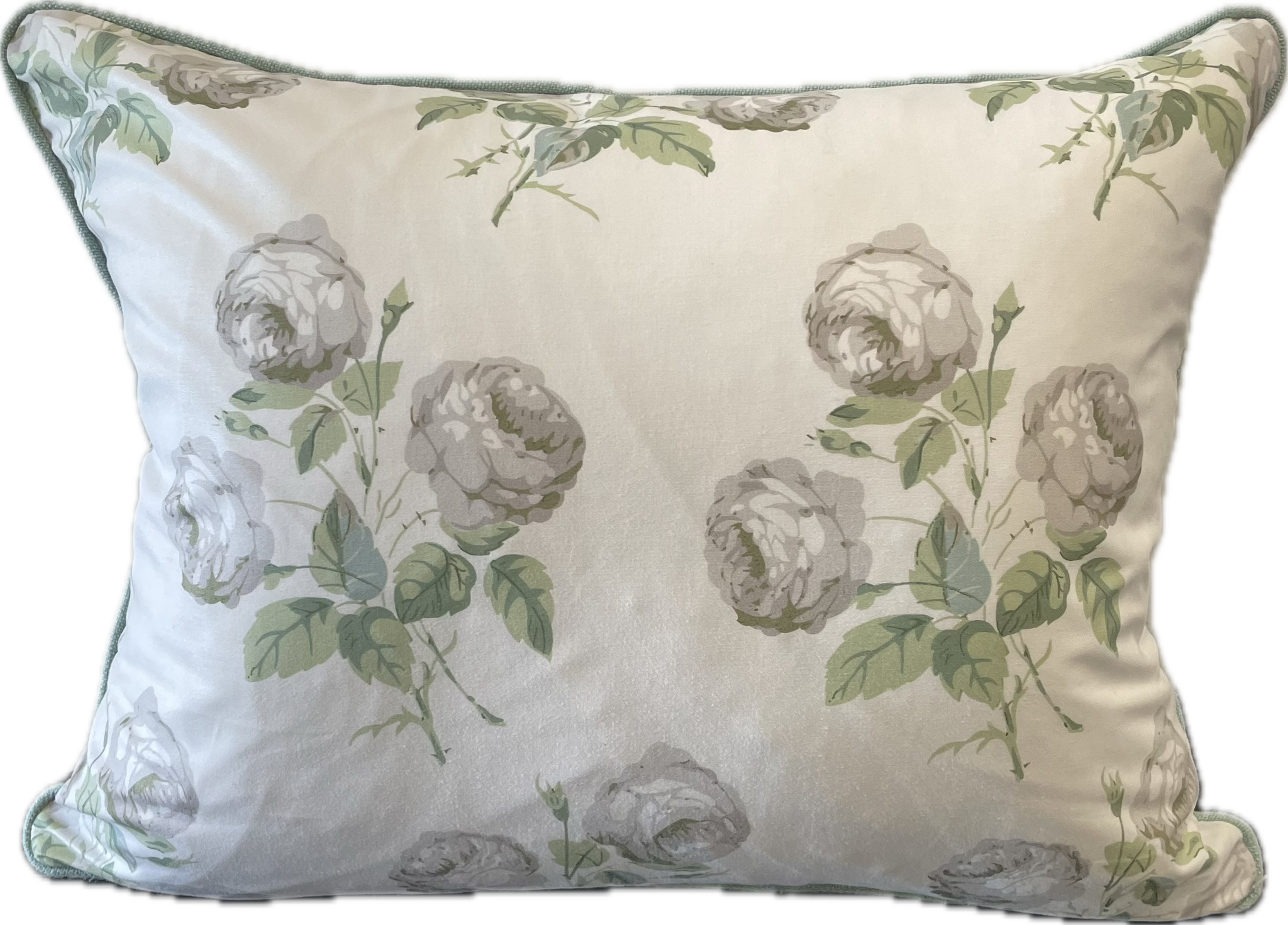 Magnolia White Rose Cushion 40cm x 50cm