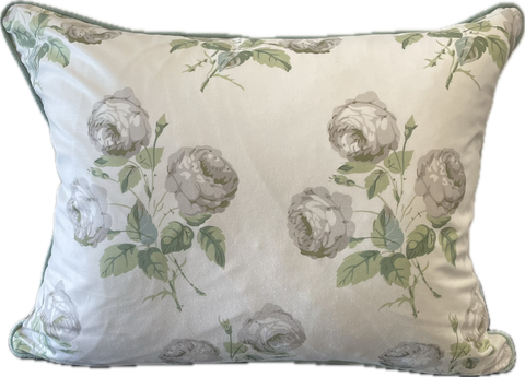 Magnolia White Rose Cushion 40cm x 50cm