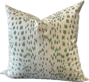 Magnolia Modern Leopard Green Cushion 60x60