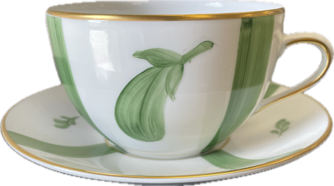 Breakfast Cup & Saucer - Eggplant