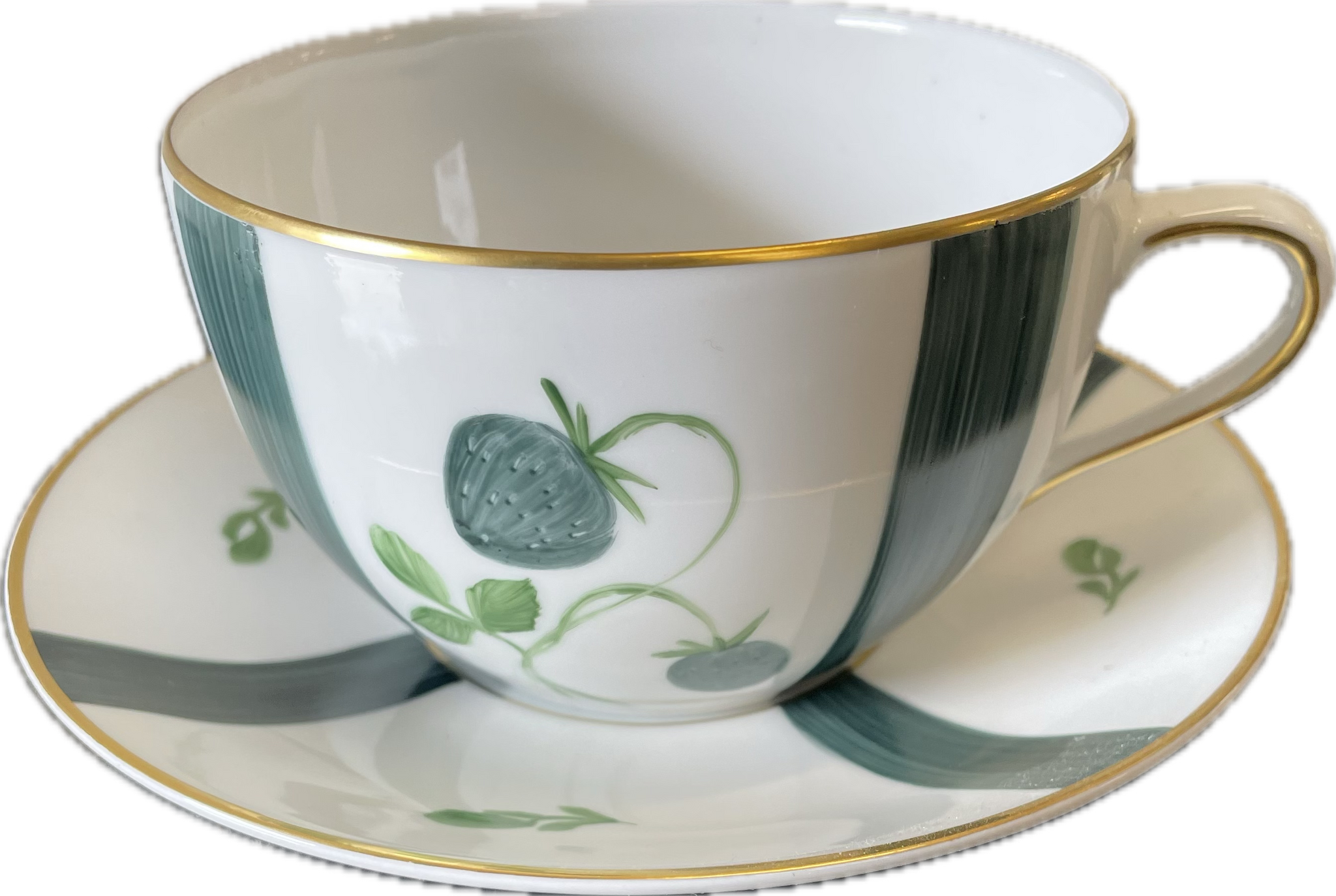 Breakfast Cup & Saucer - Strawberry