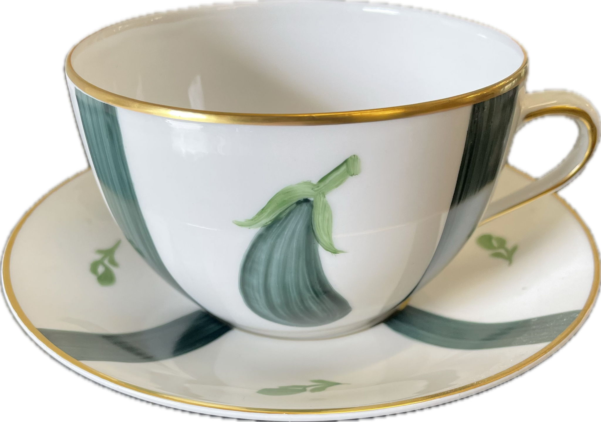 Breakfast Cup & Saucer - Eggplant