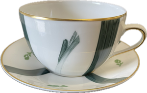 Breakfast Cup & Saucer - Leek