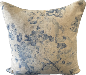 Magnolia Jardin Blue Cushion 55 x 55cm