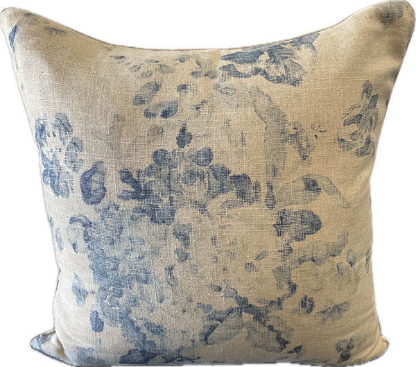 Magnolia Jardin Blue Cushion 55 x 55cm