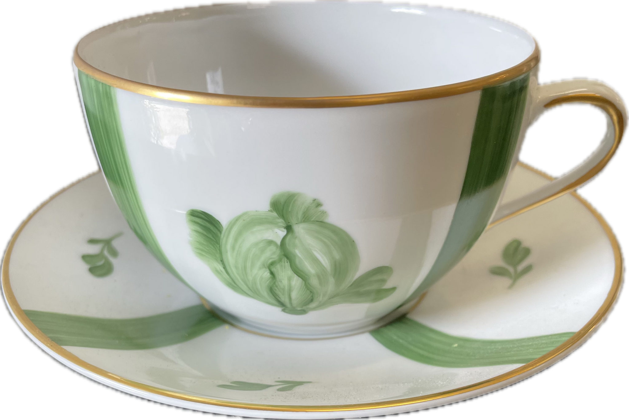 Breakfast Cup & Saucer - Cabbage