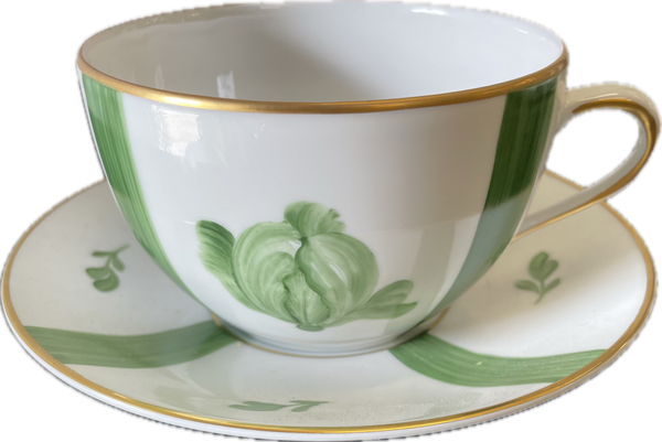 Breakfast Cup & Saucer - Cabbage