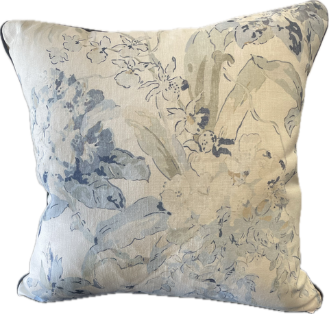 Magnolia Coastal Floral Cushion 55 x 55cm