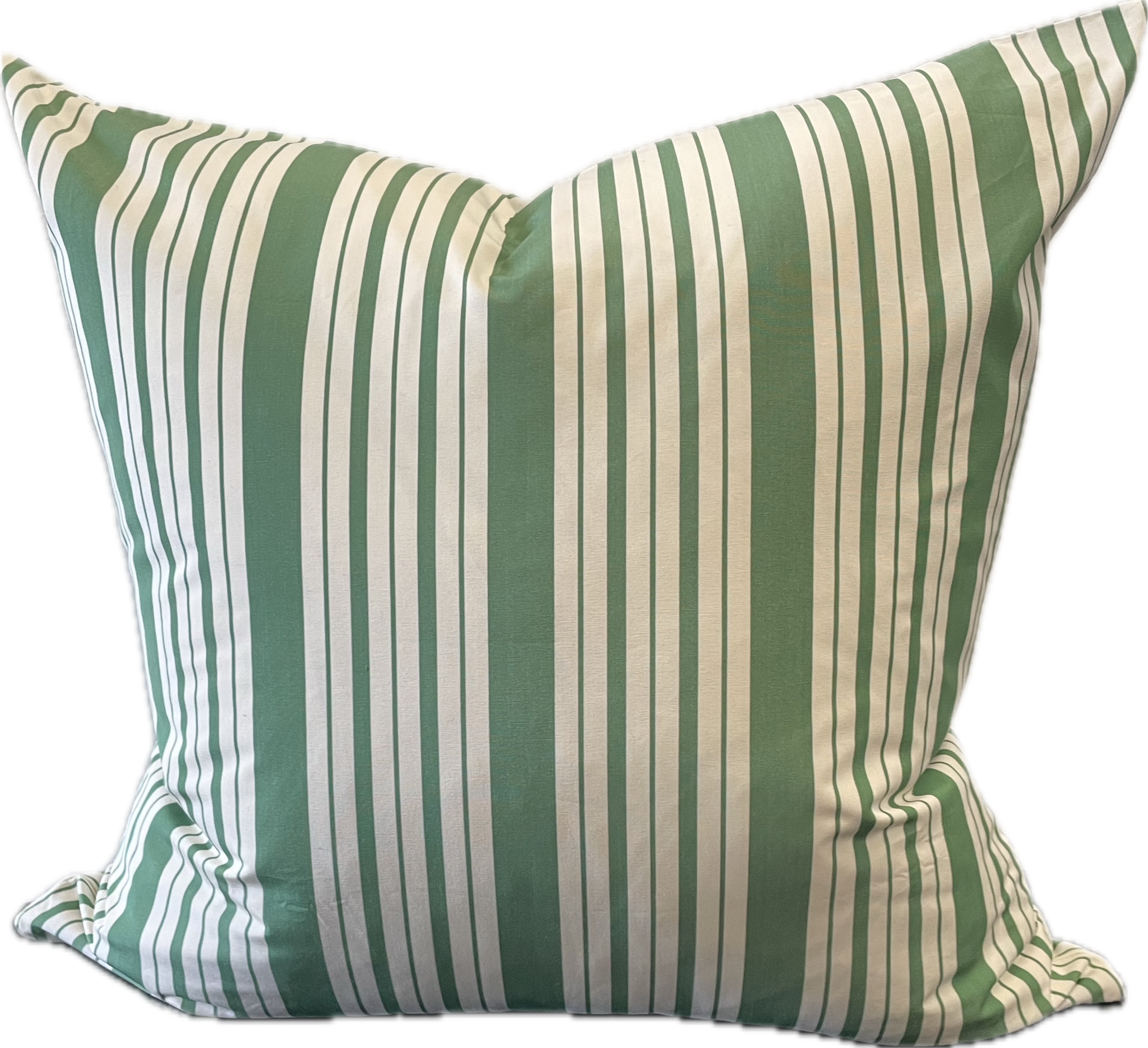 Magnolia Emerald Stripe Cushion 60 x60cm