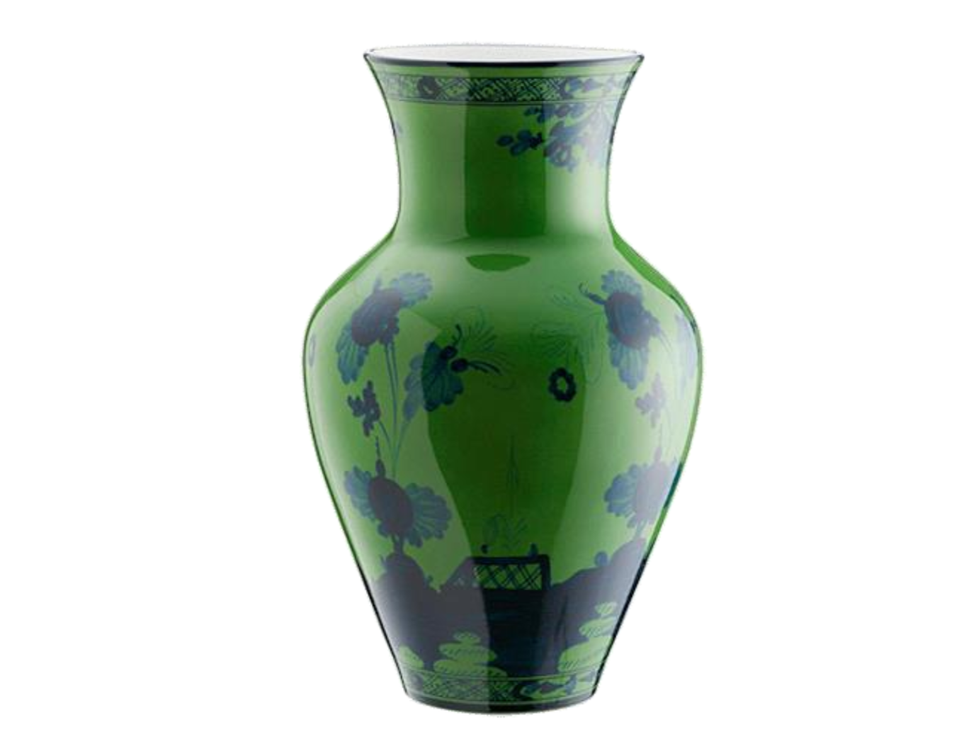 Ginori 1735 Ming Vase Malachite