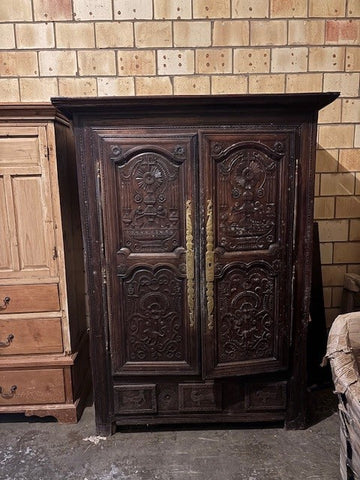 18th C French Oak Armoire