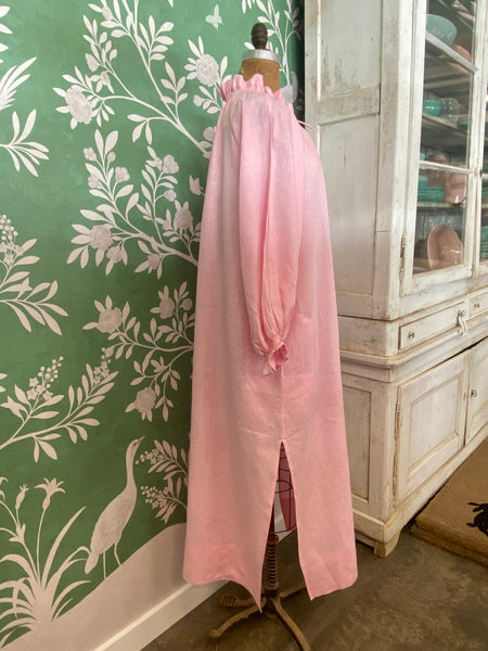 Pink Linen Dress