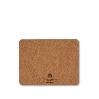 Blue Stripe Cork-Backed Placemat