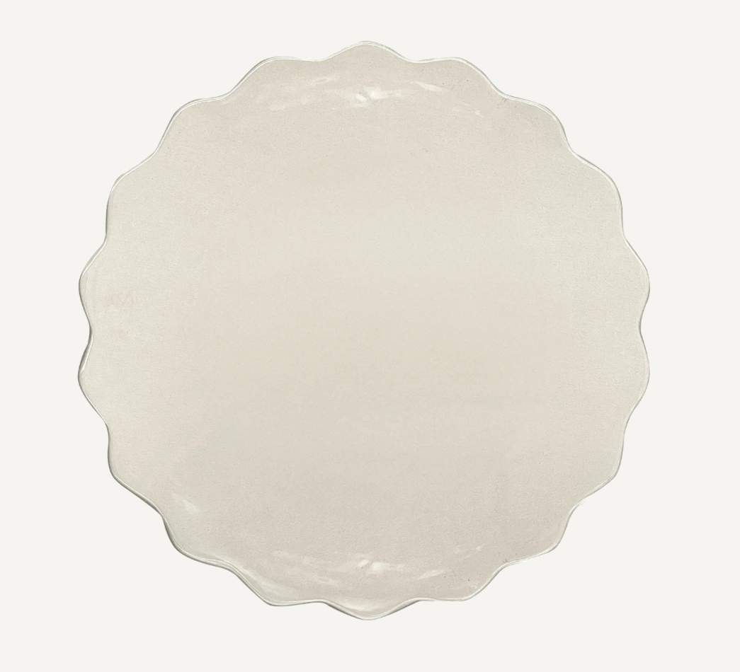 Scalloped Dinner Plate