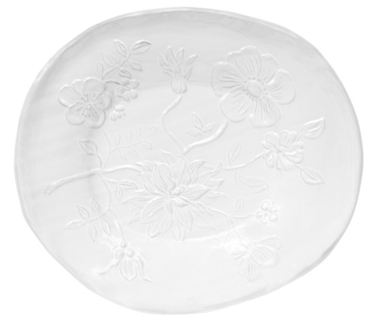 Large Bunch of Flowers Platter