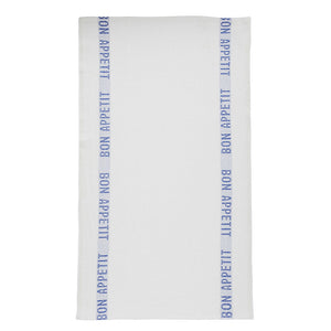 Bon Appetit Tea Towel Blue